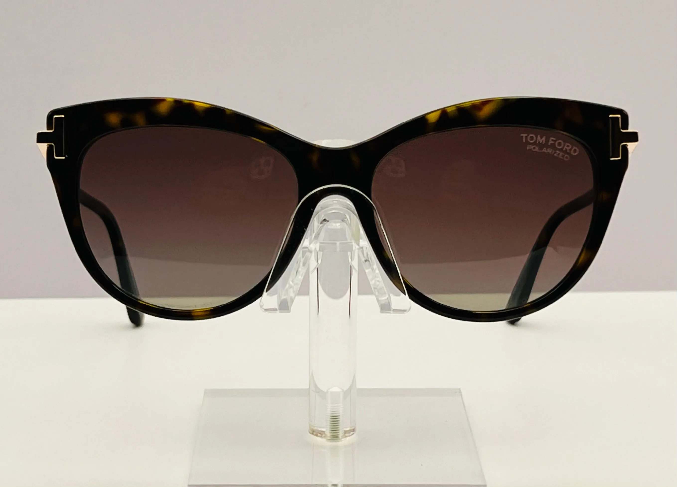 Tom Ford Sunglasses Women's Kira TF821 52H Dark Havana-Rose Gold/Brown Polarized