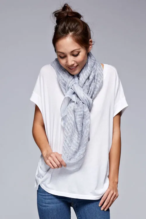 Tonal Printed Scarf
