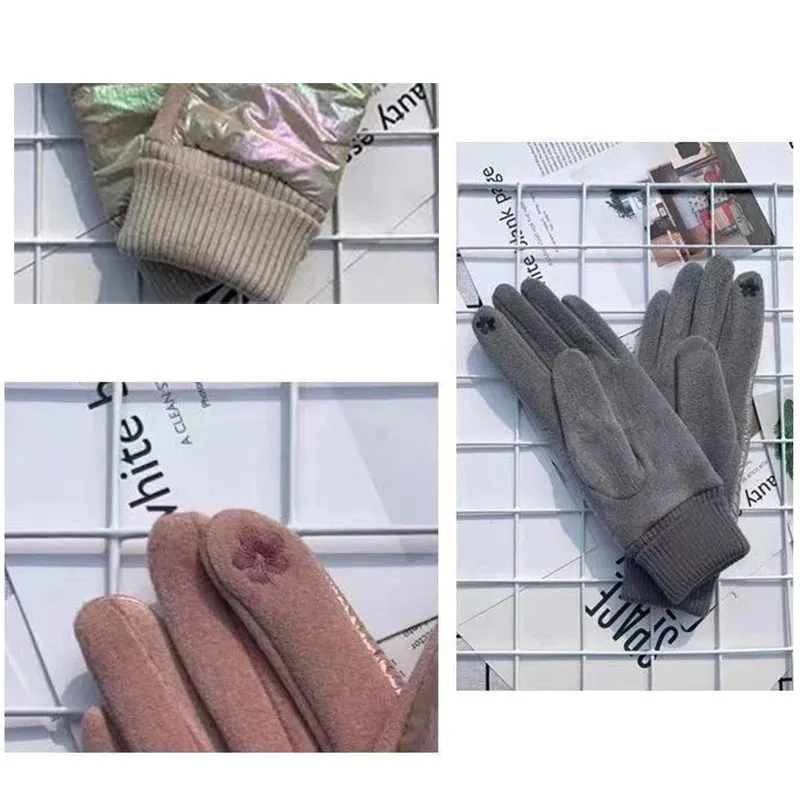 Torv Metallic Puffer Gloves