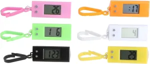 Totority Pocket Watch Simple Keychain Watch Digital Watches Digital Clock Lanyard Mini Lanyard Fob Digital for