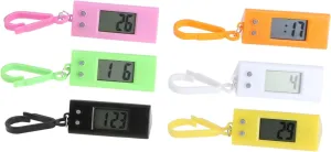 Toyvian Student Pocket Watch Random Color Digital Keychain Watches for Easy Reading School Exams Durable Design
