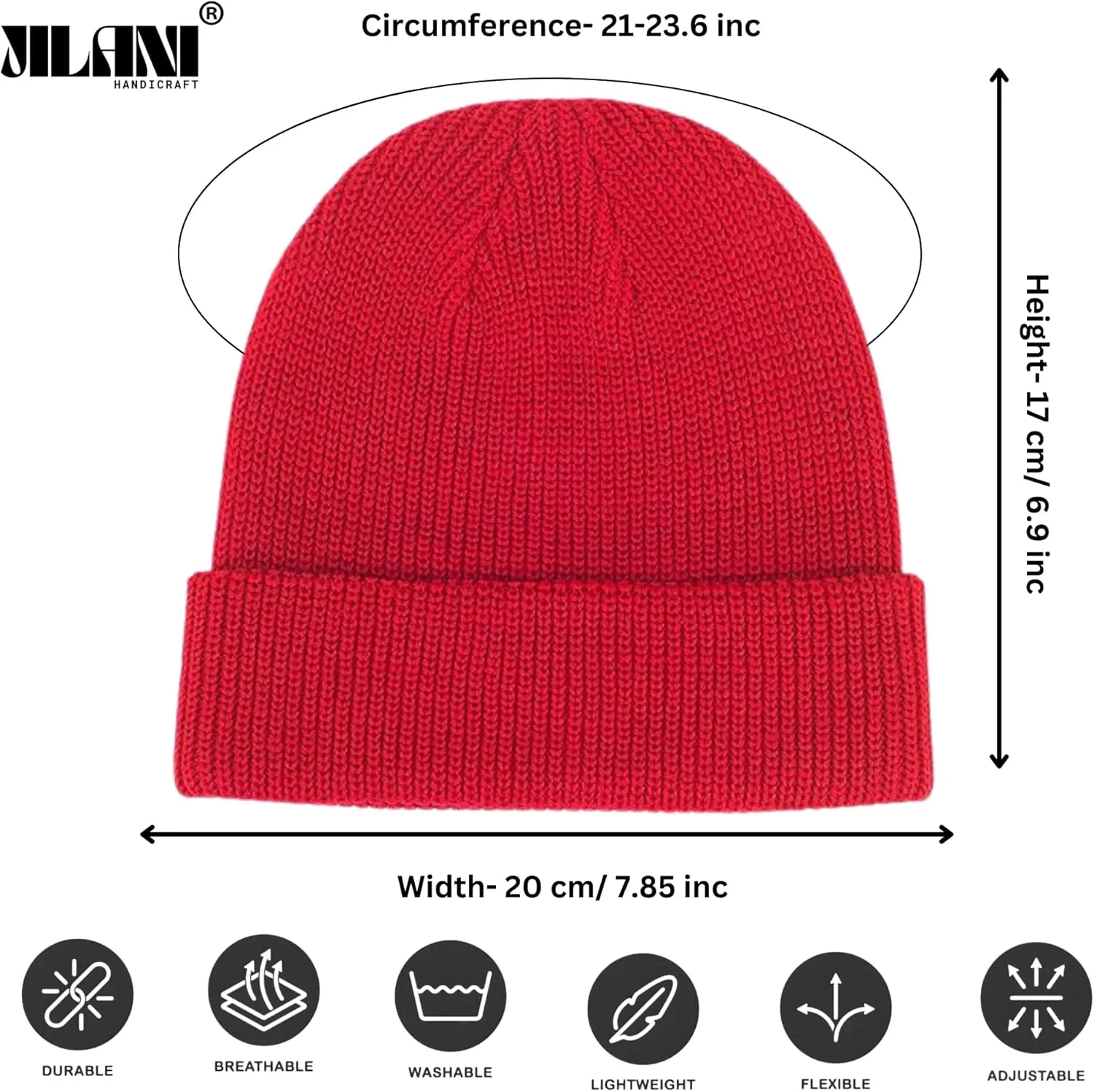 Trawler Beanie Winter Fisherman Beanie for Men Knit Cuff Unisex Skullcap