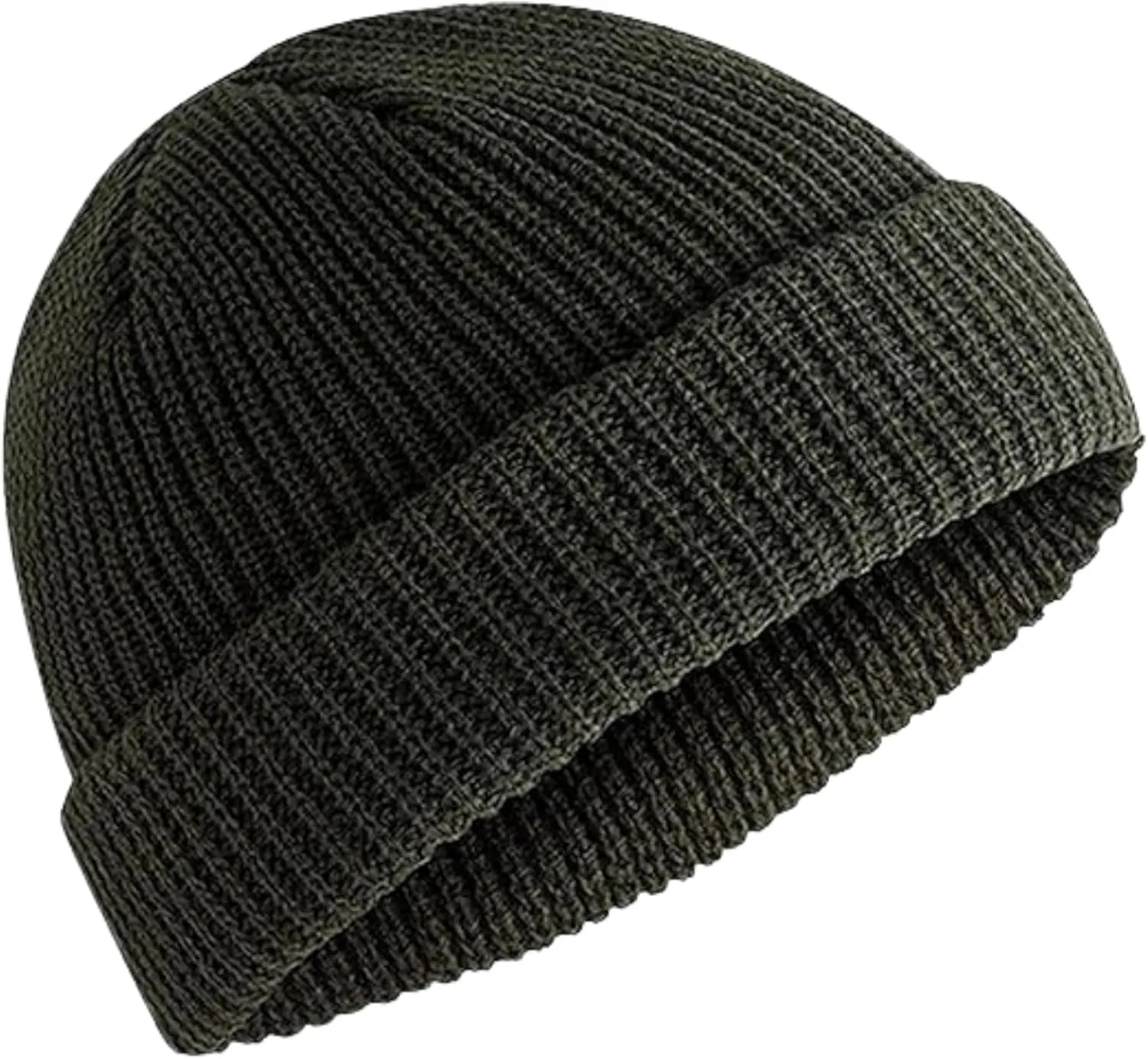 Trawler Beanie Winter Fisherman Beanie for Men Knit Cuff Unisex Skullcap