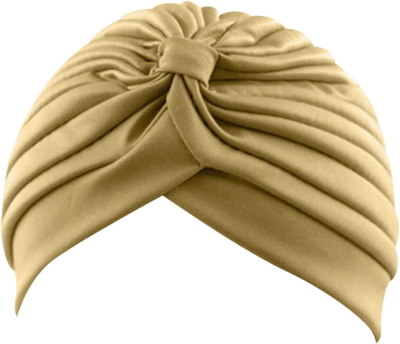 Turban for Women's Hair Cancer Chemo Beanies Cap Elastic Stretchy Headband Solid Color Headwrap