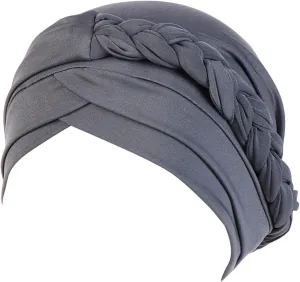 Turban Hat Cap for Women Cancer Chemo Beanies Cap Stretchy Elastic Headscarf Vintage Soft Hair Loss Caps