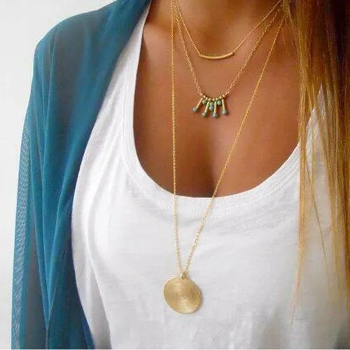 Turquoise Multilayer Necklace |CozyCouture®