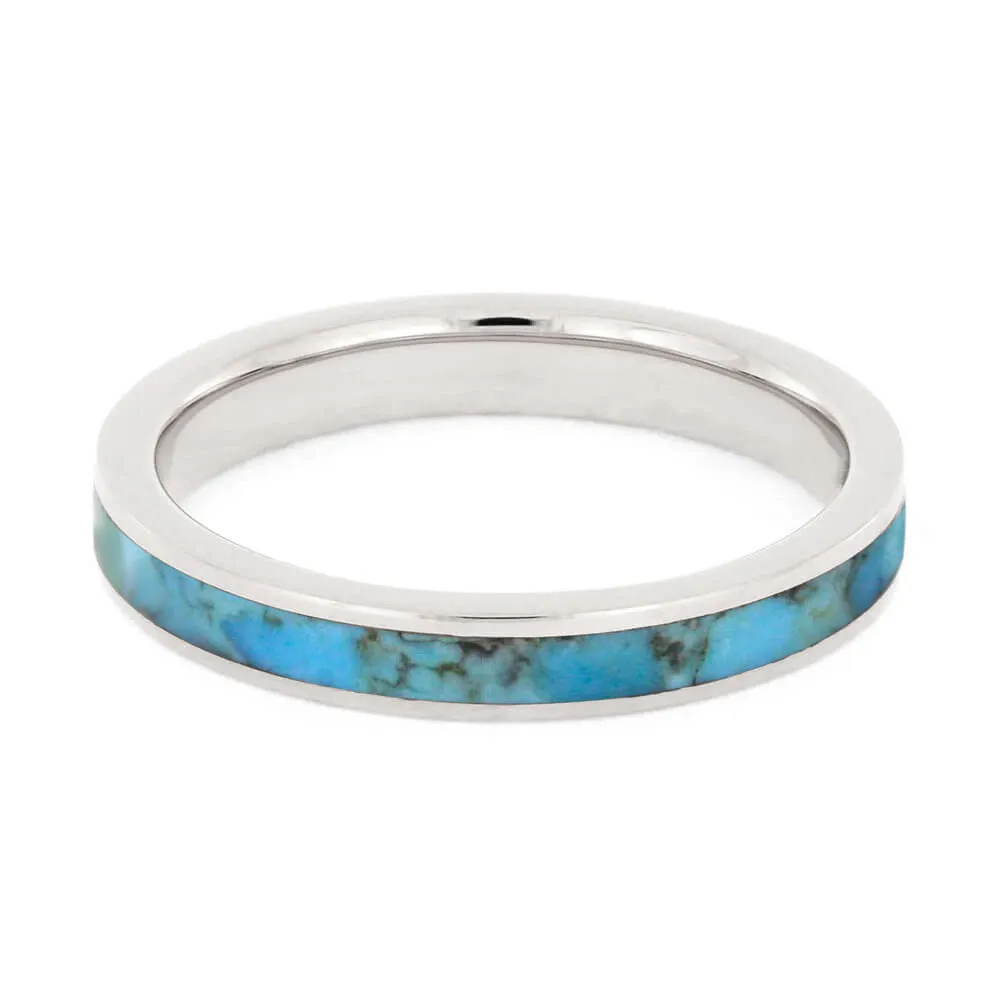 Turquoise Women's Wedding Band