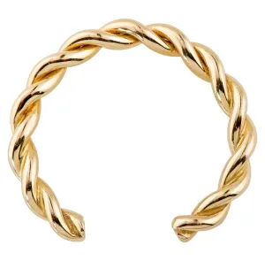 Twisted Band 14K Gold Ear Cuff