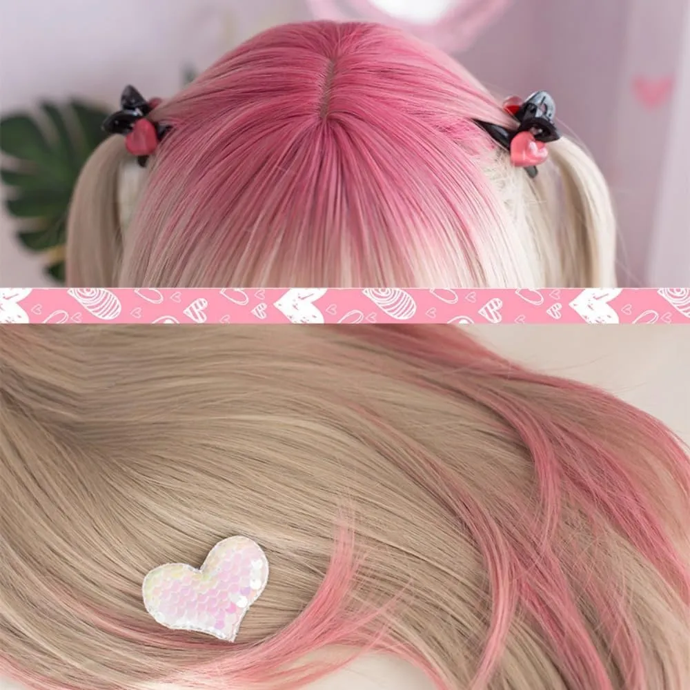Two Tone Pink Cosplay Wig
