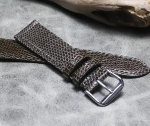 Ultra-thin Genuine Brown Lizard Leather Watch Strap 18mm 19mm 20mm 21mm 22mm Calfskin Bottom Watch