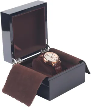 Understated Luxury Watch Display Case Large Wooden Watch Box Organizer