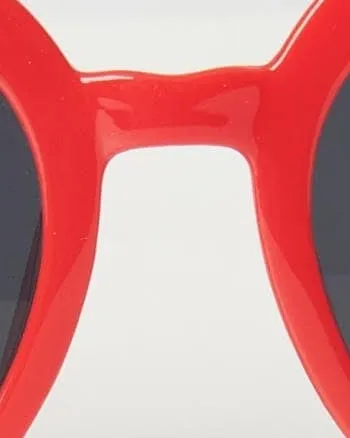 Unique Vintage Red Heart Sunglasses | Red