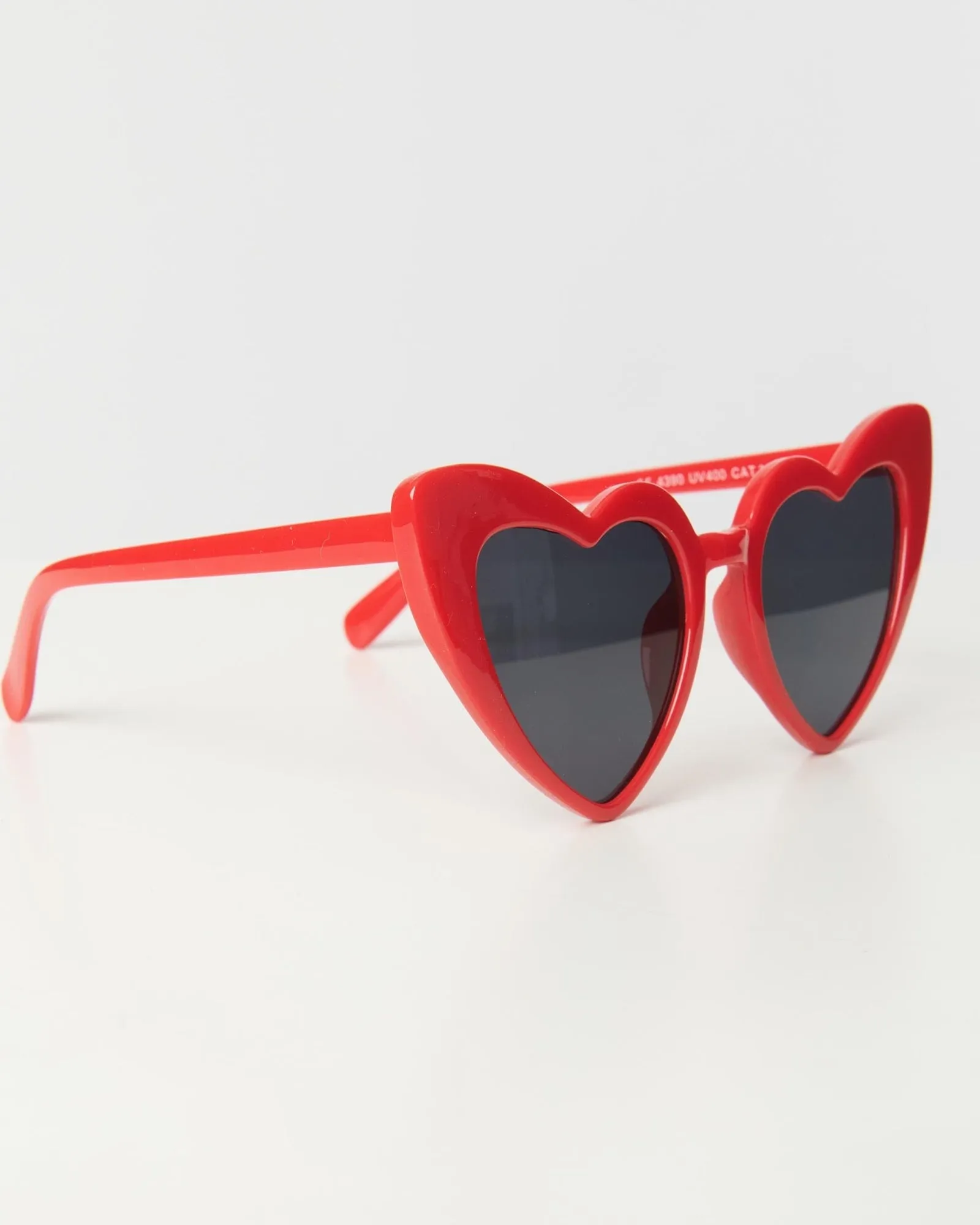Unique Vintage Red Heart Sunglasses | Red