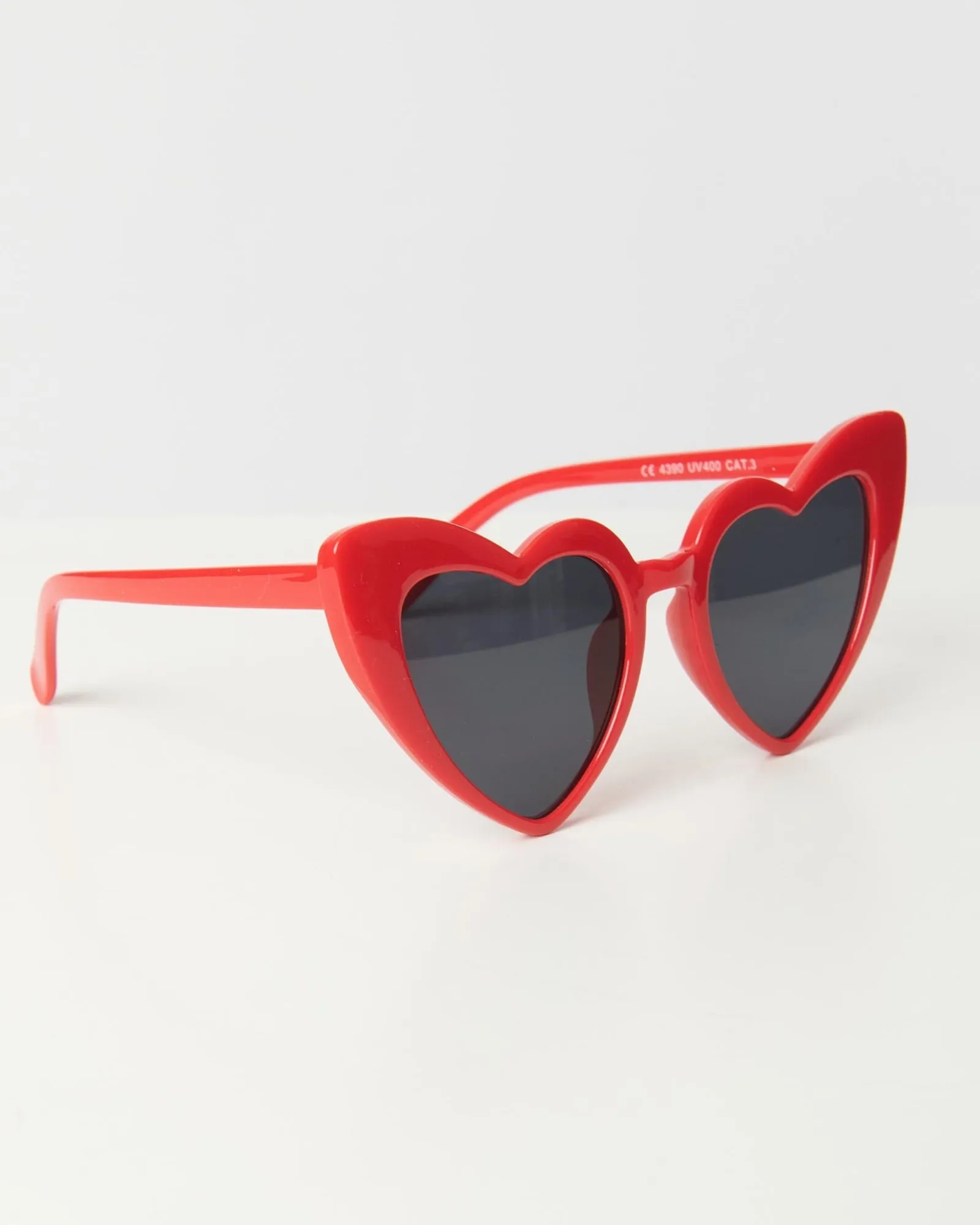 Unique Vintage Red Heart Sunglasses | Red