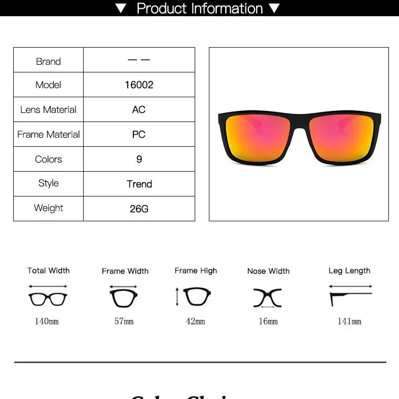 Unisex Fishing Sunglasses