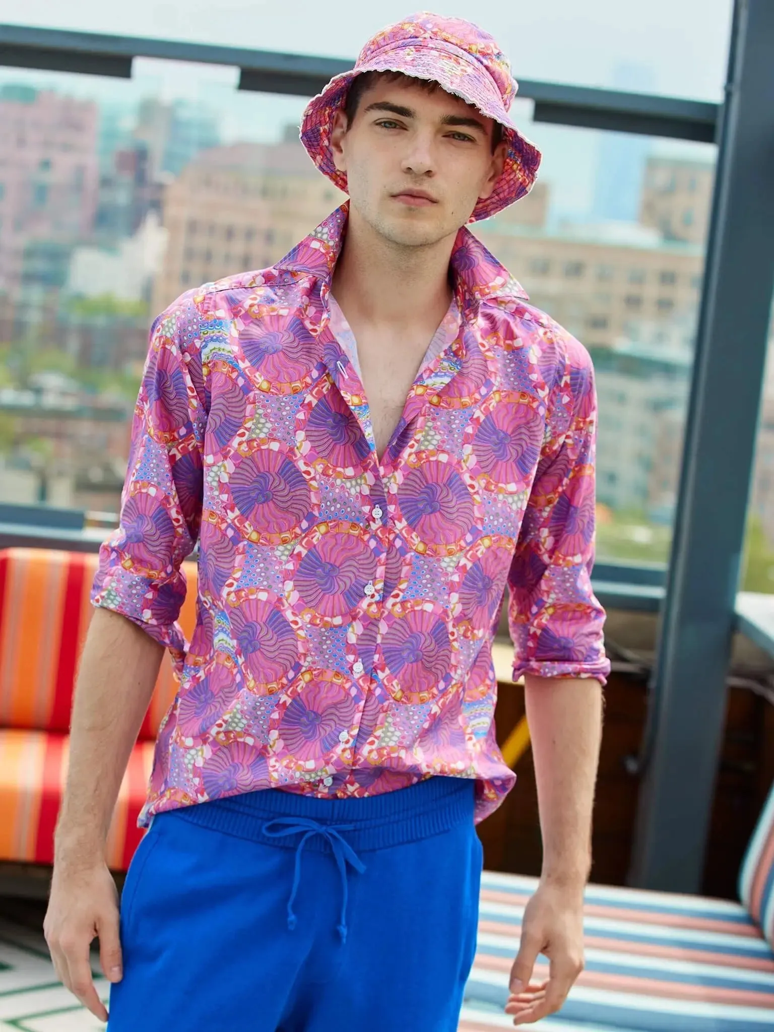 Unisex Purple Haze Cotton Bucket Hat