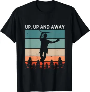Up, Up And Away Ziplining Ornament Zip Line Zipliner T-Shirt