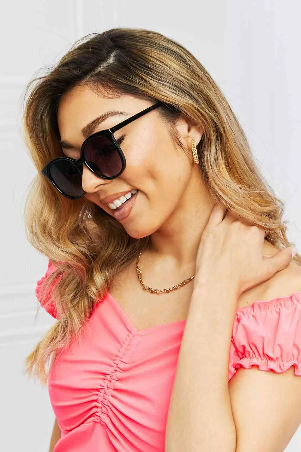 UV Trendy Oversized Full Rim Sunglasses
