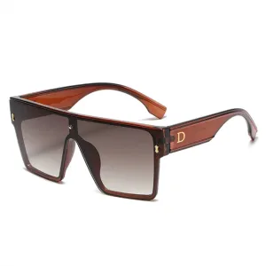VAIGE Oversized Square Sunglasses with UV400 Protection, Polycarbonate Frame, and Acrylic Lenses - 63mm Width, 56mm Height