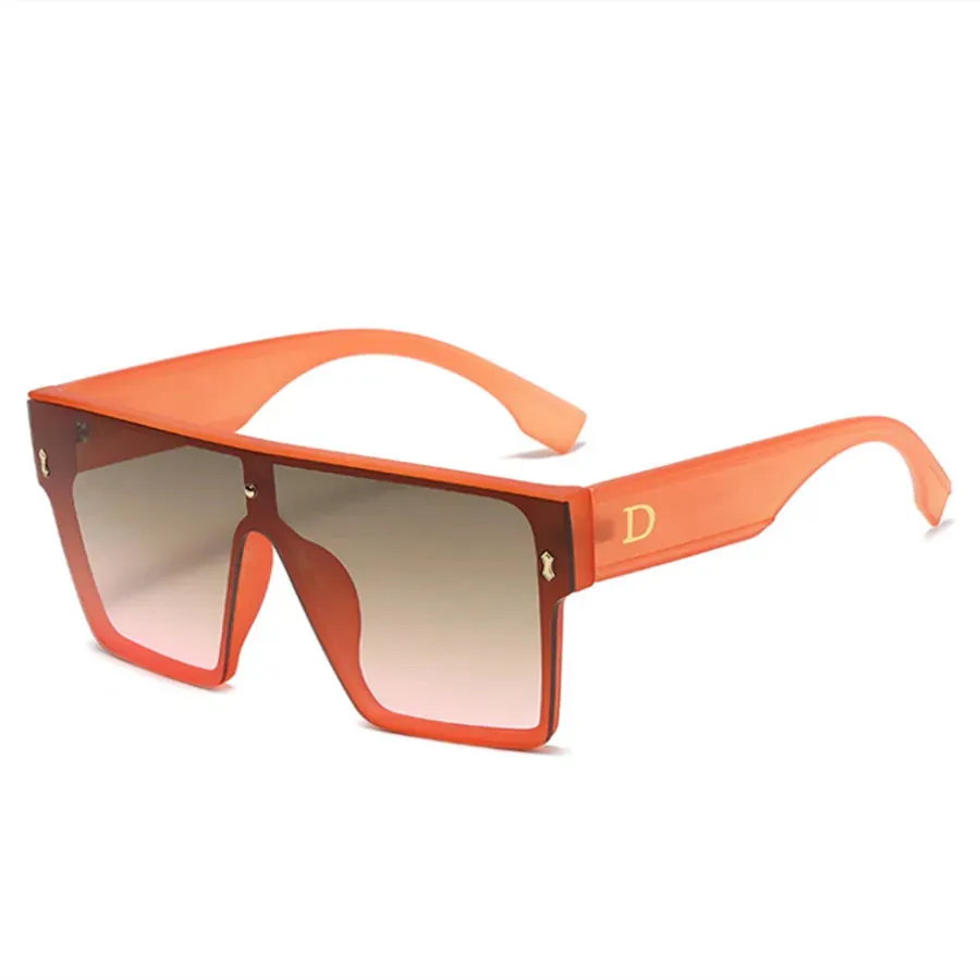 VAIGE Oversized Square Sunglasses with UV400 Protection, Polycarbonate Frame, and Acrylic Lenses - 63mm Width, 56mm Height