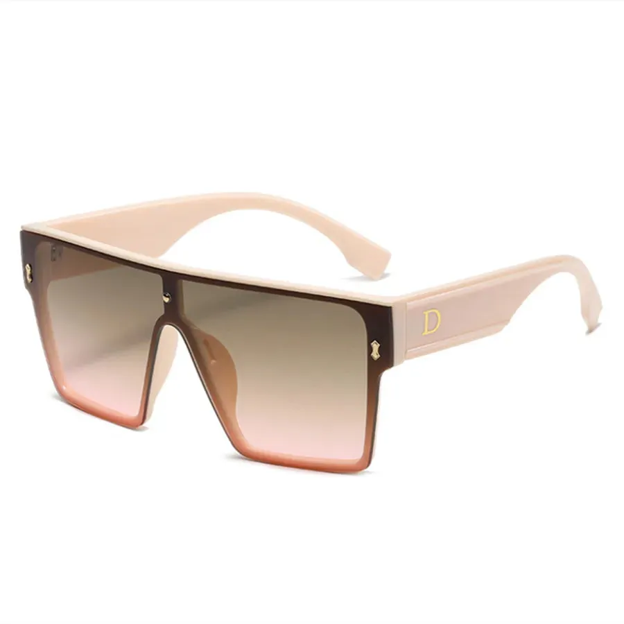VAIGE Oversized Square Sunglasses with UV400 Protection, Polycarbonate Frame, and Acrylic Lenses - 63mm Width, 56mm Height