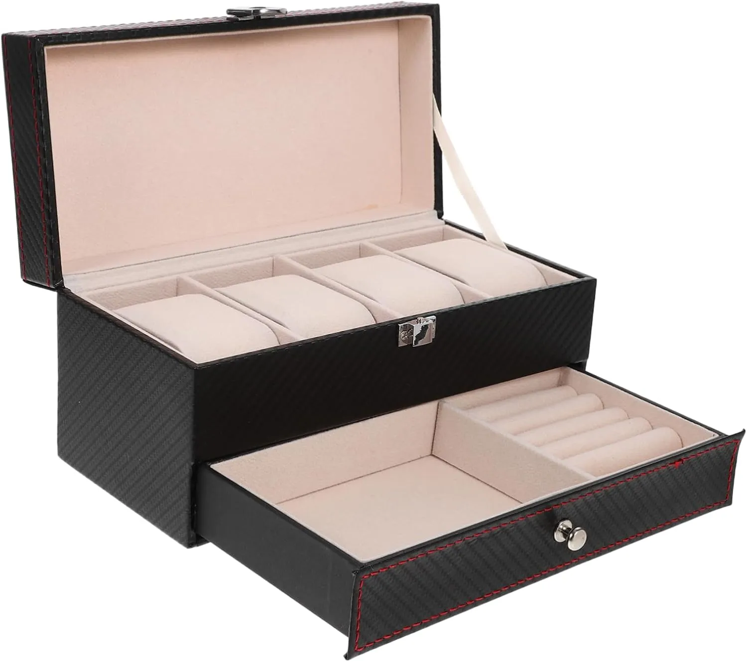 VALICLUD Stylish Leather Watch Storage Understated Luxury Case from Moisture Present