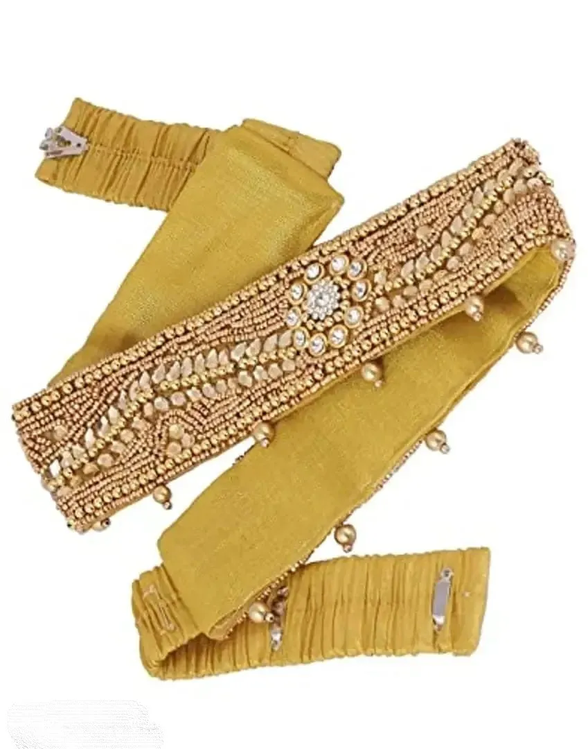 Vamas CRAFT stretchable Cloth Vaddanam Kamarbandhani, Waist Belt,Belly Chain.