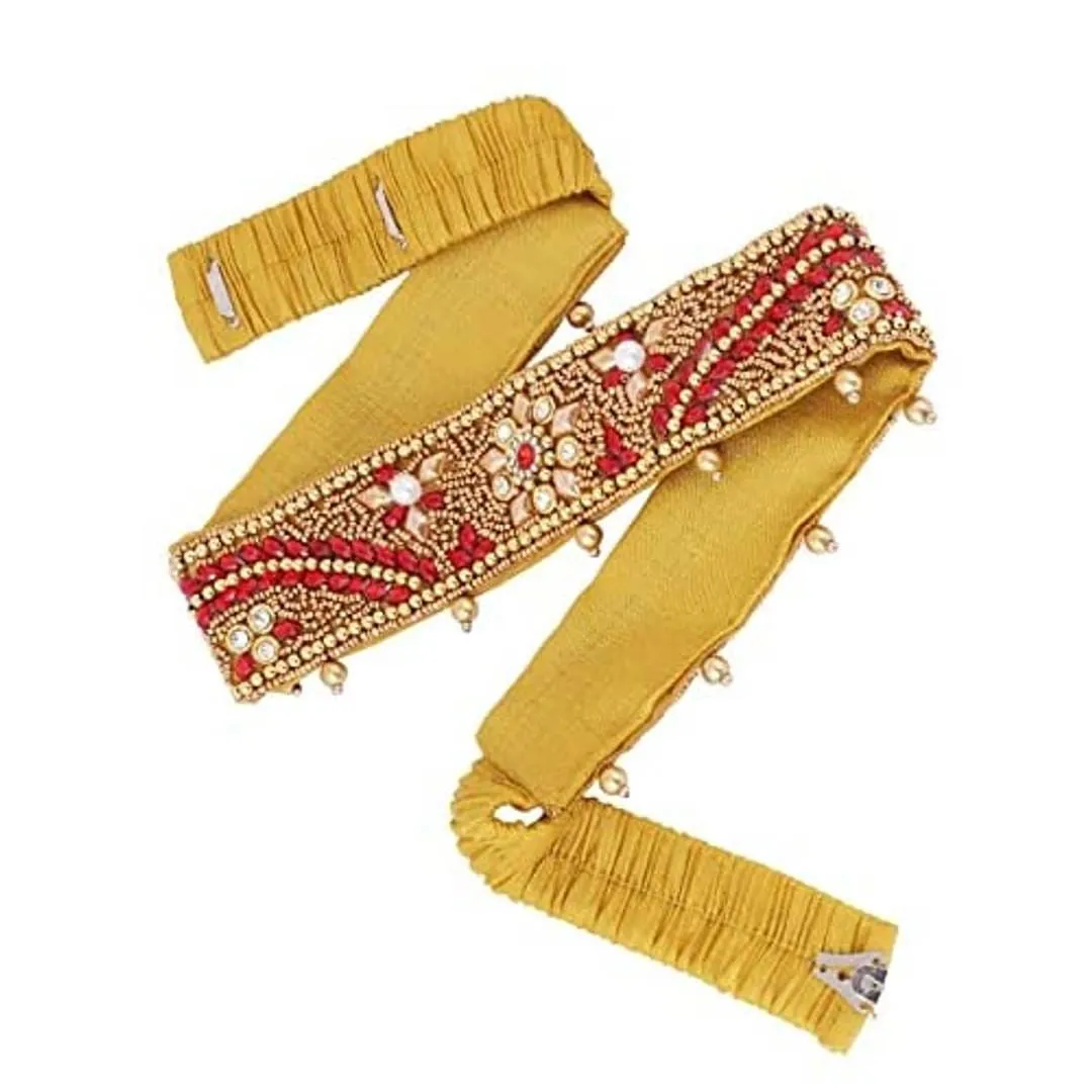 Vamas CRAFT stretchable Cloth Vaddanam Kamarbandhani, Waist Belt,Belly Chain.