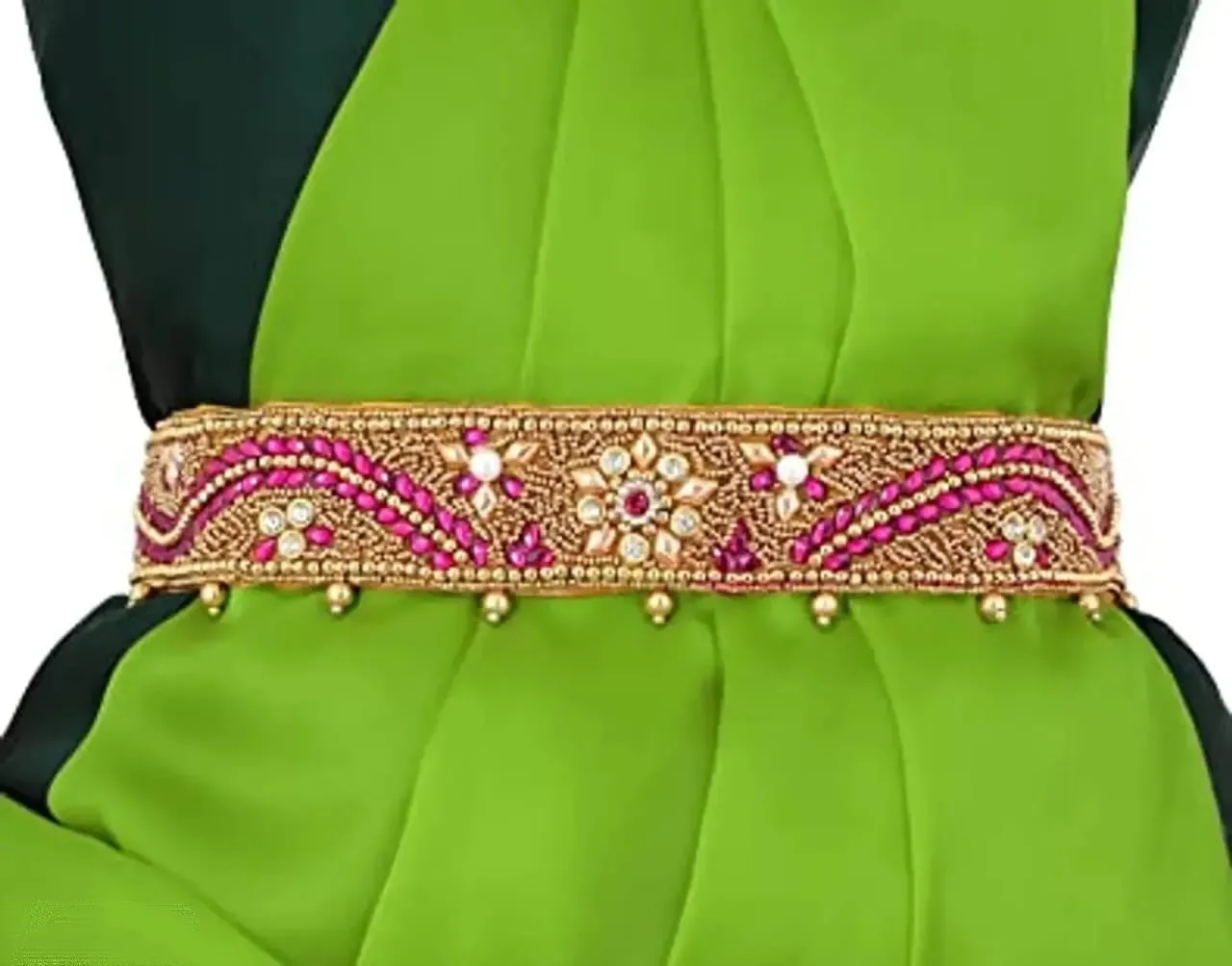 Vamas CRAFT stretchable Cloth Vaddanam Kamarbandhani, Waist Belt,Belly Chain.