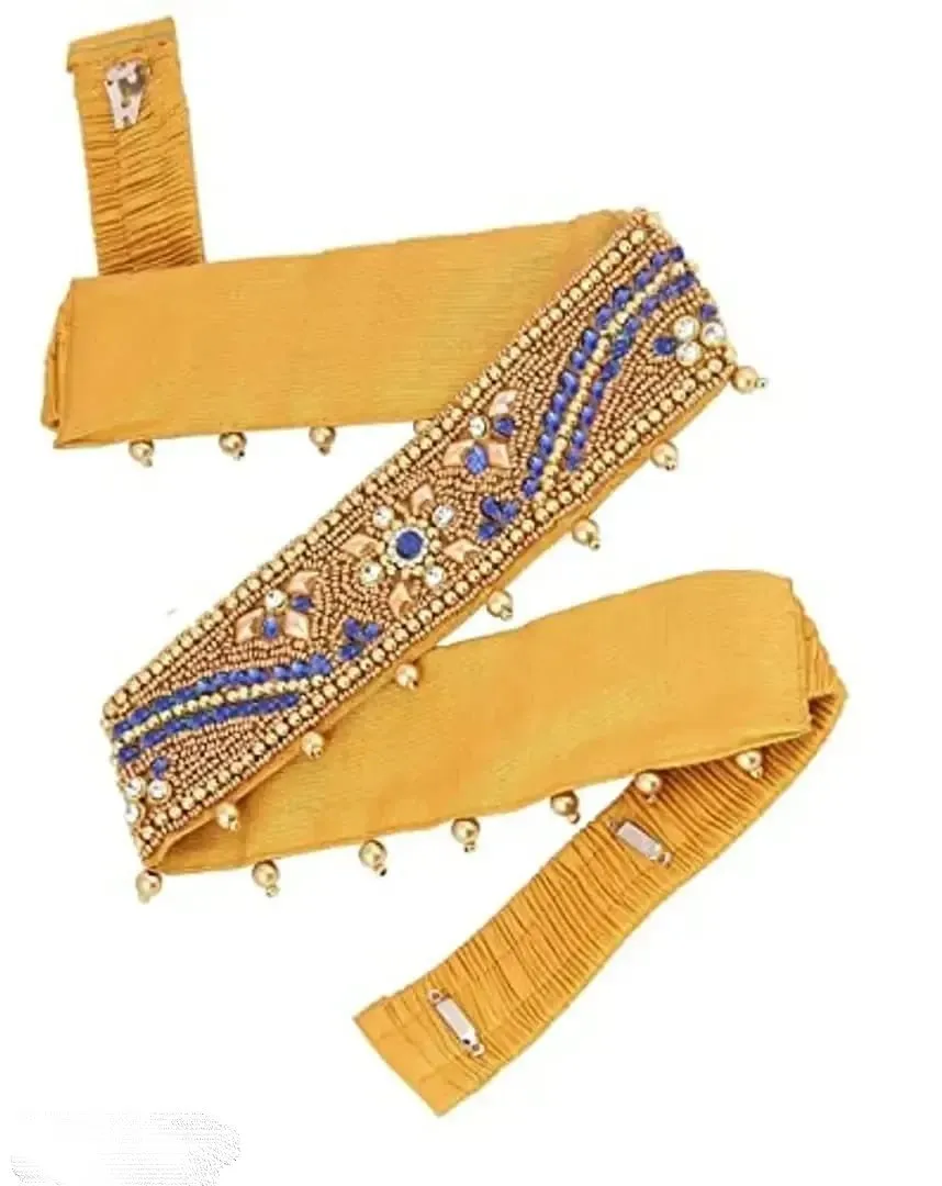 Vamas CRAFT stretchable Cloth Vaddanam Kamarbandhani, Waist Belt,Belly Chain.