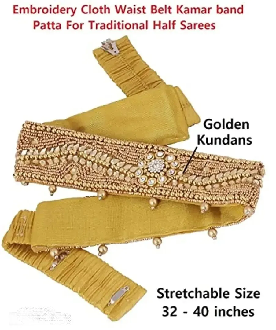 Vamas CRAFT stretchable Cloth Vaddanam Kamarbandhani, Waist Belt,Belly Chain.