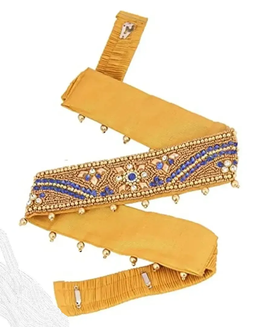 Vamas CRAFT stretchable Cloth Vaddanam Kamarbandhani, Waist Belt,Belly Chain.