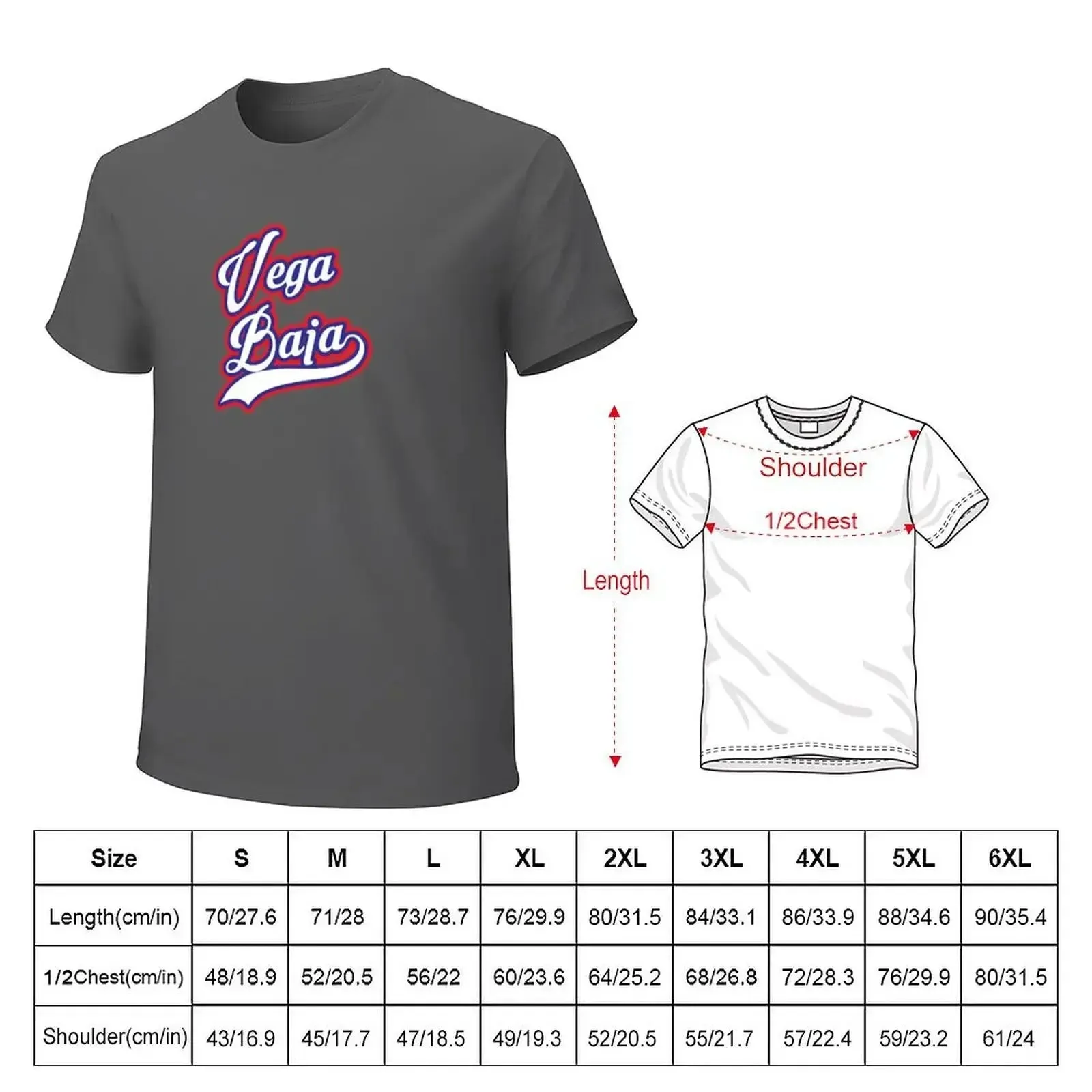 Vega Baja Puerto Rico T-Shirt animal prinfor boys korean fashion Aesthetic clothing new edition oversized t shirt men