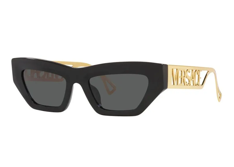Versace Cat Eye Sunglasses Black/Grey