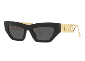 Versace Cat Eye Sunglasses Black/Grey