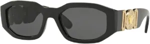 Versace VE4361 Rectangular Sunglasses For Men For Women   BUNDLE with Designer iWear Eyewear Kit
