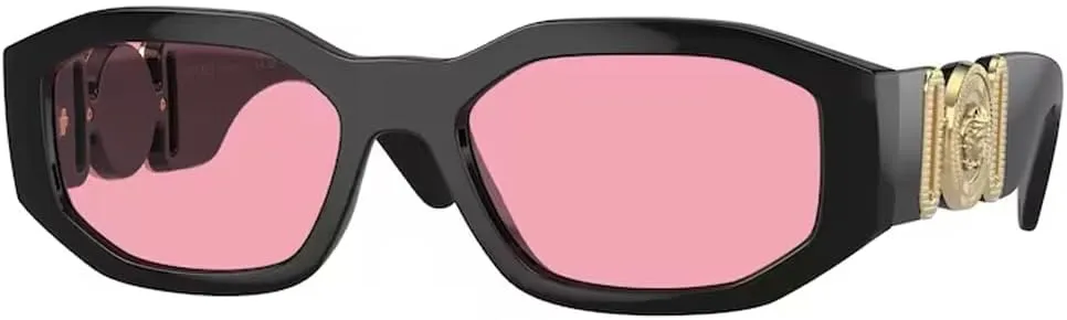 Versace VE4361 Rectangular Sunglasses For Men For Women   BUNDLE with Designer iWear Eyewear Kit