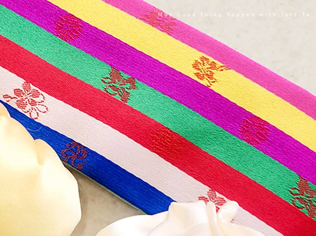 Vibrant Saekdong Dol Belt (Band Type)