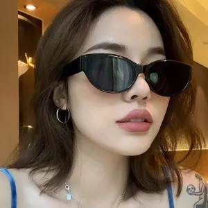 Vintage Cat Eye Sunglasses Woman Candy Colors Gradient Fashion