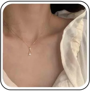 Vintage Crystal Teardrop Pendant Necklace Crystal Teardrop Necklace Cz Waterdrop Choker Necklace Sparkly Rhinestone Choker Necklace Jewelry for Women