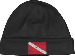 Vintage-Diver-Down-Flag-Scuba-Diver-Love-Scuba-Diving Unisex Hedging Cap Beanie Warm Skull Outdoor Sports Watch Hat