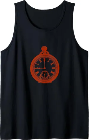 Vintage Pocket Watch Retro Clock 70s Lovers Tank Top