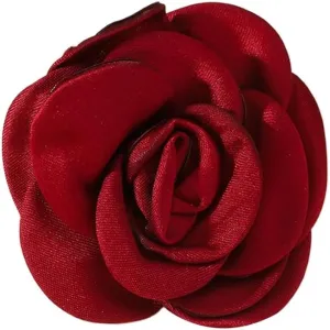 Vintage Rose Flower Fabric Brooch Antique Inspired Floral Brooches Pin Corsage Safe Pin Clothing Decor Accessories