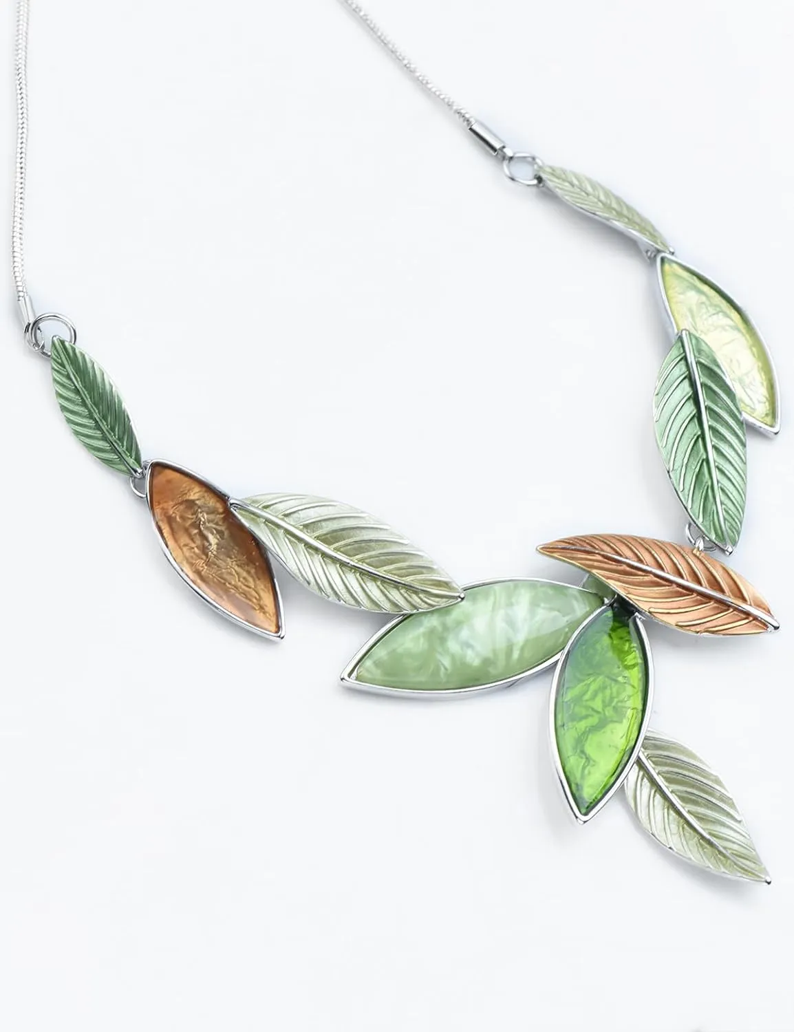 Vintage Statement Jewelry Set Leaf Floral Bohemian Boho Statement Necklace Earring Set Crystal Fashion Costume Jewelry