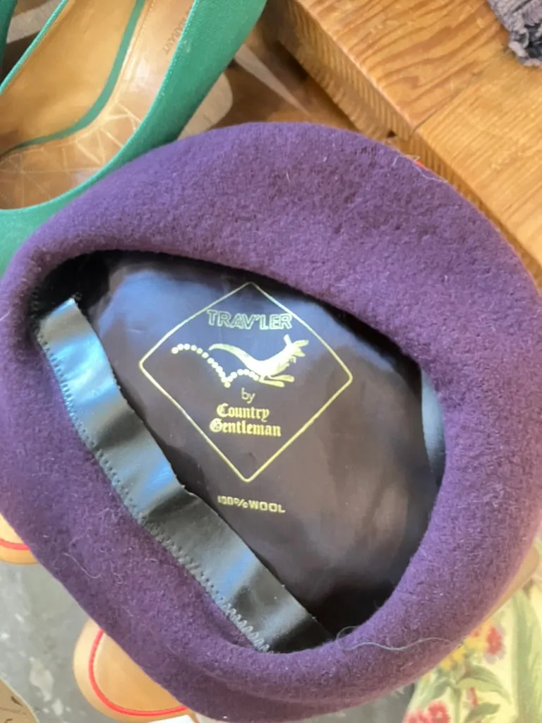 Vintage Trav’ler Eggplant Beret