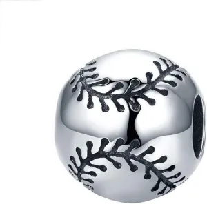 Volleyball Charm 925 Sterling Silver Sport Charm Ball Charm Basketball Charm USA Football Charm for Pandora Charm Bracelet