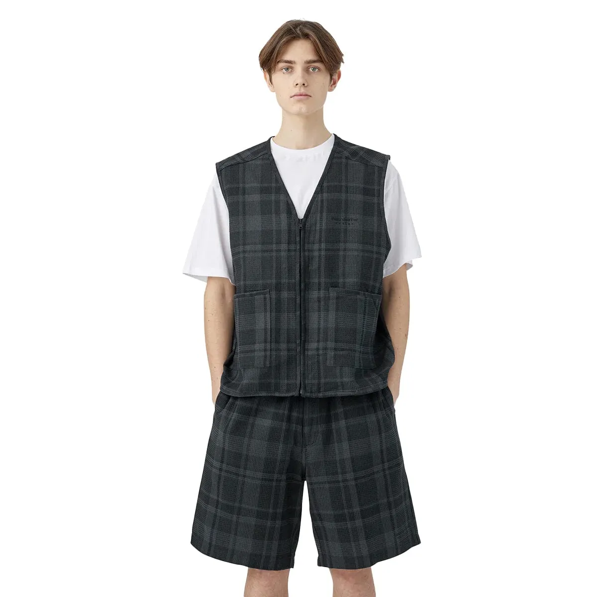 WAFFLE CHECK SHORT