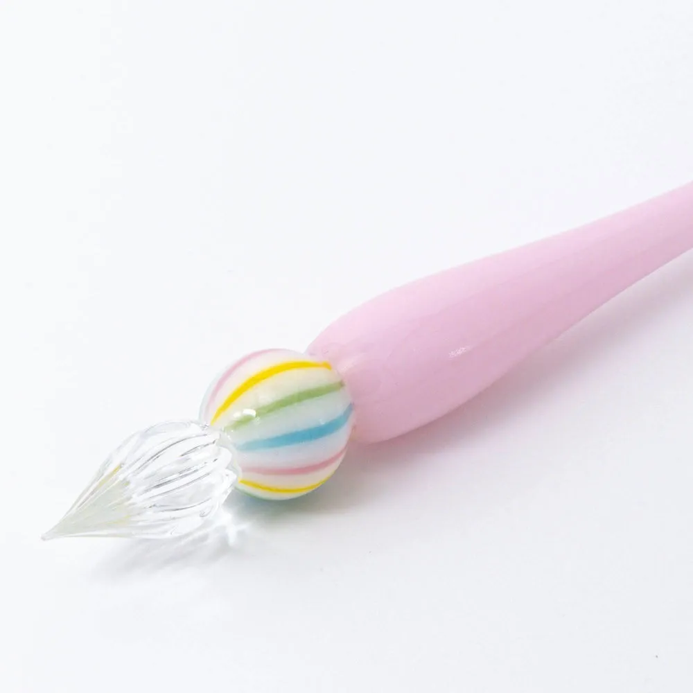 Wagashi Sakura Mochi Glass Dip Pen