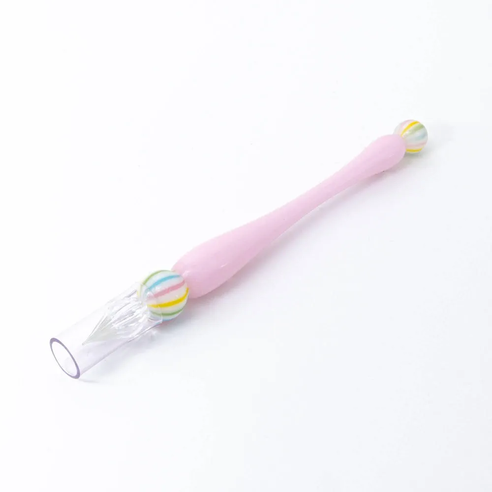 Wagashi Sakura Mochi Glass Dip Pen