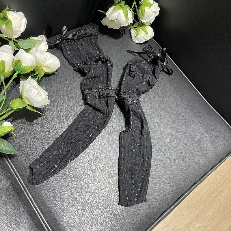 WAGUIR~Sweet Lolita Lace Thin Calf Socks